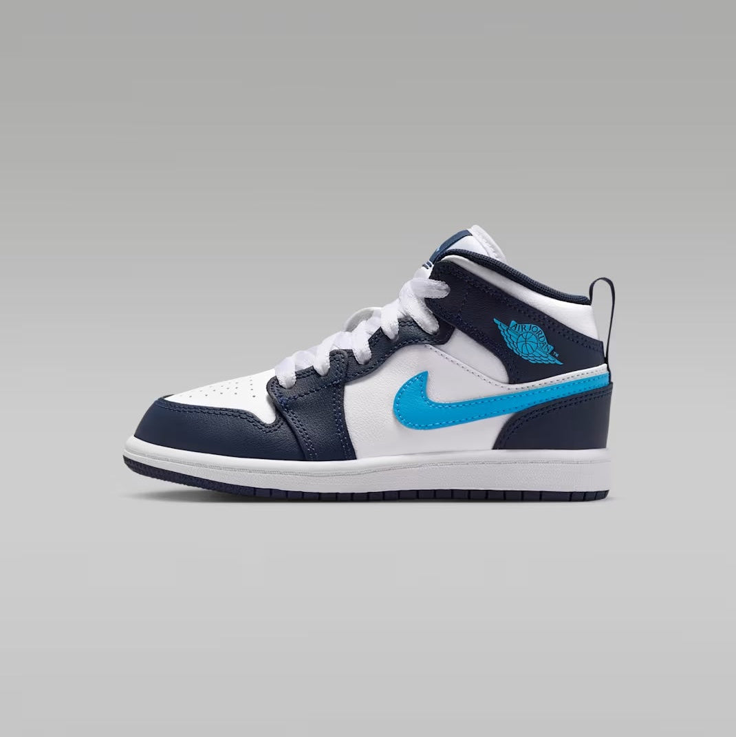 Little Kid Nike Jordan 1 Mid Zipped
