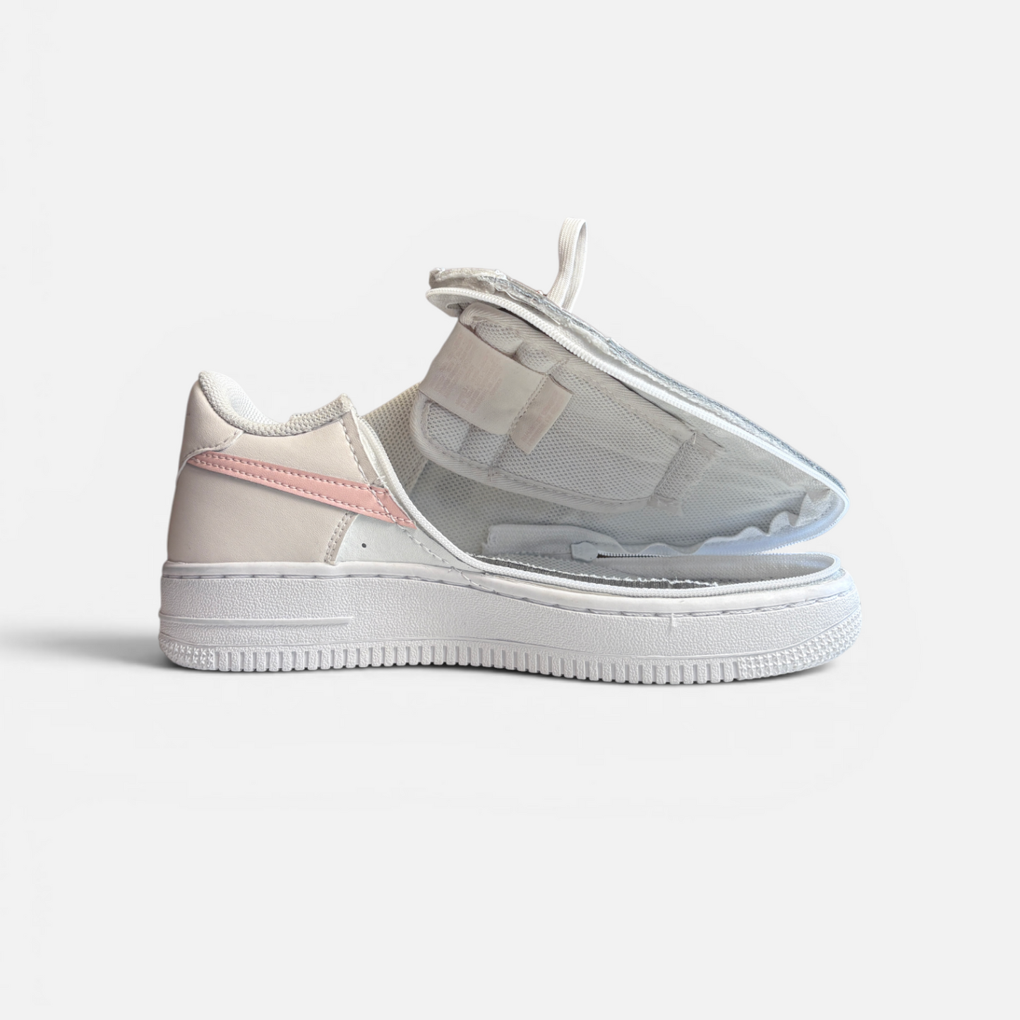 Nike Little Kid Air Force 1 Patent Leather Zipped