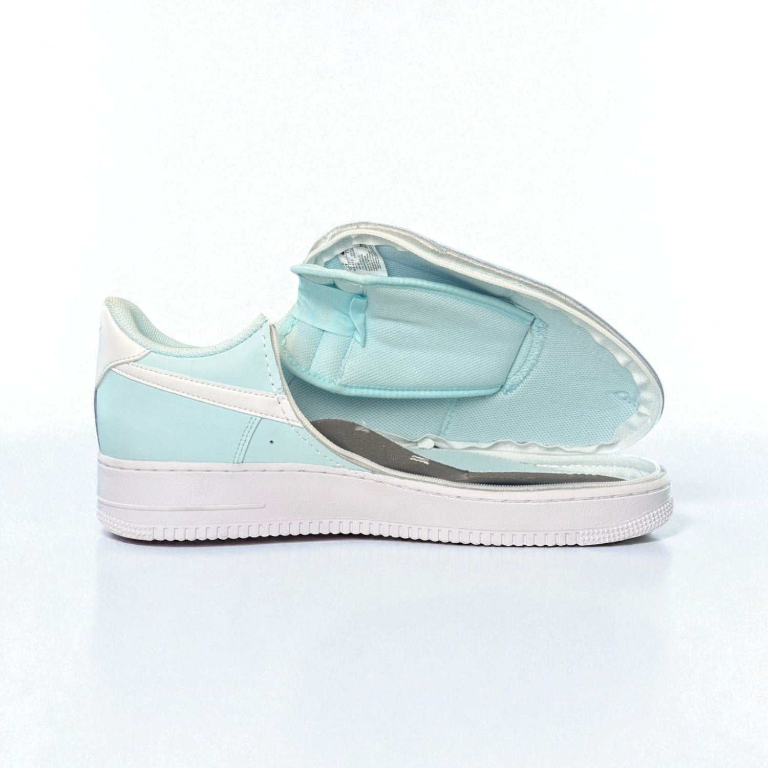 Nike Air Force 1 '07 Zipped — Easy On, Hand-Installed Zipper