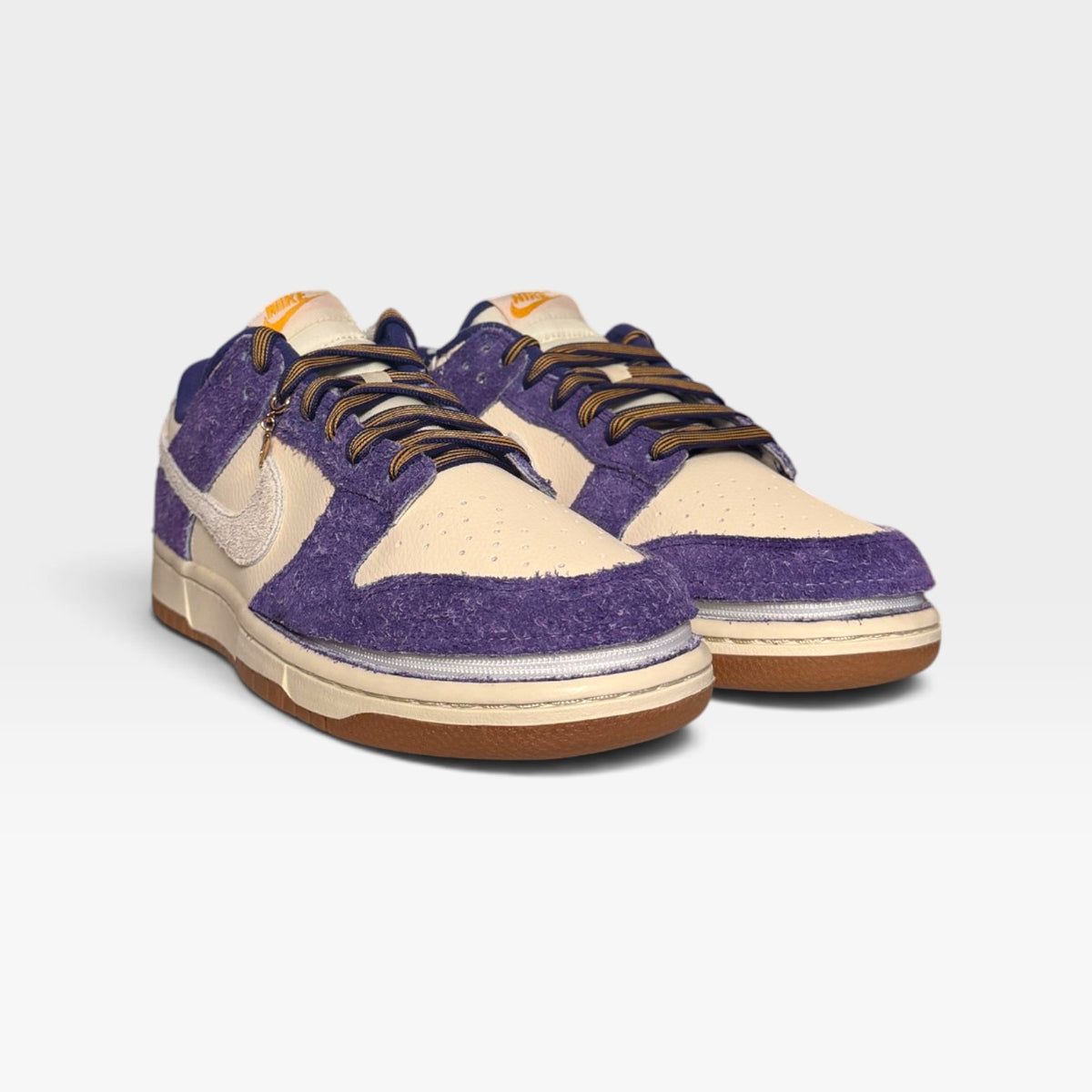 Nike Big Kid Dunk Low Suede Zipped