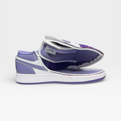 Big Kid Nike Jordan 1 Low Zipped