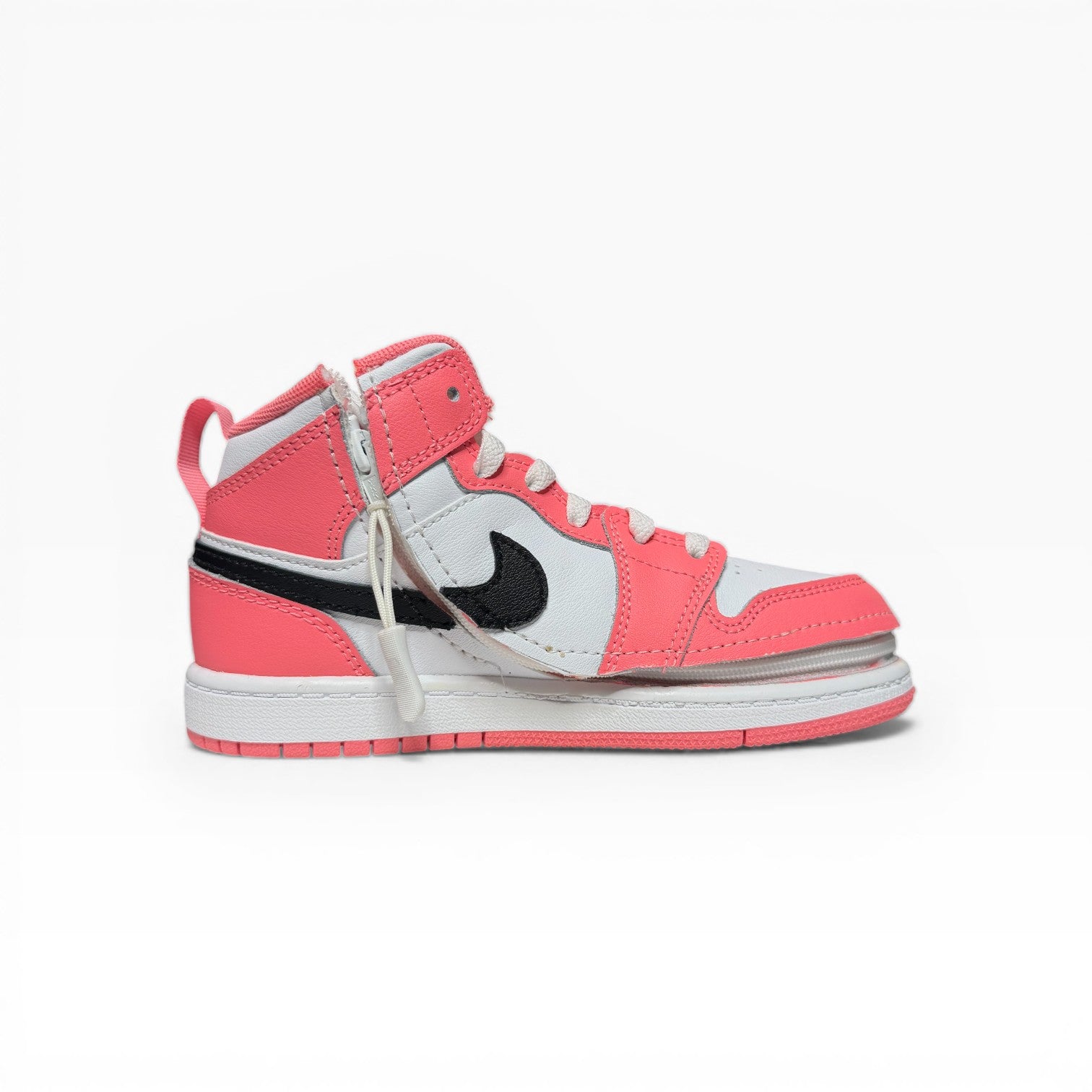 Little Kid Nike Jordan 1 Mid Zipped