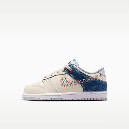 Nike Little Kid Dunk Low Zipped