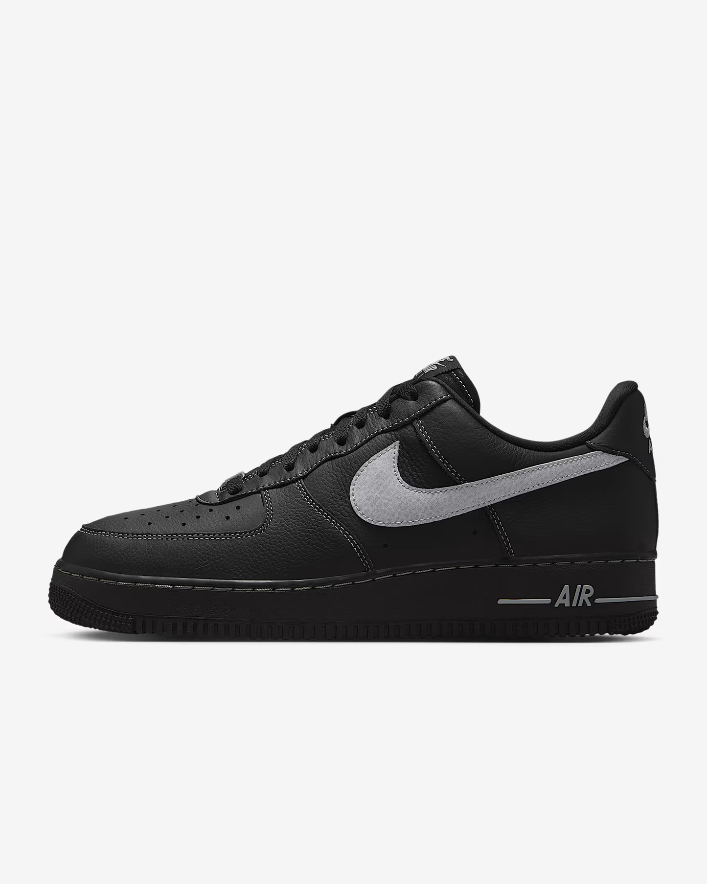 Black Air Force 1 sneaker