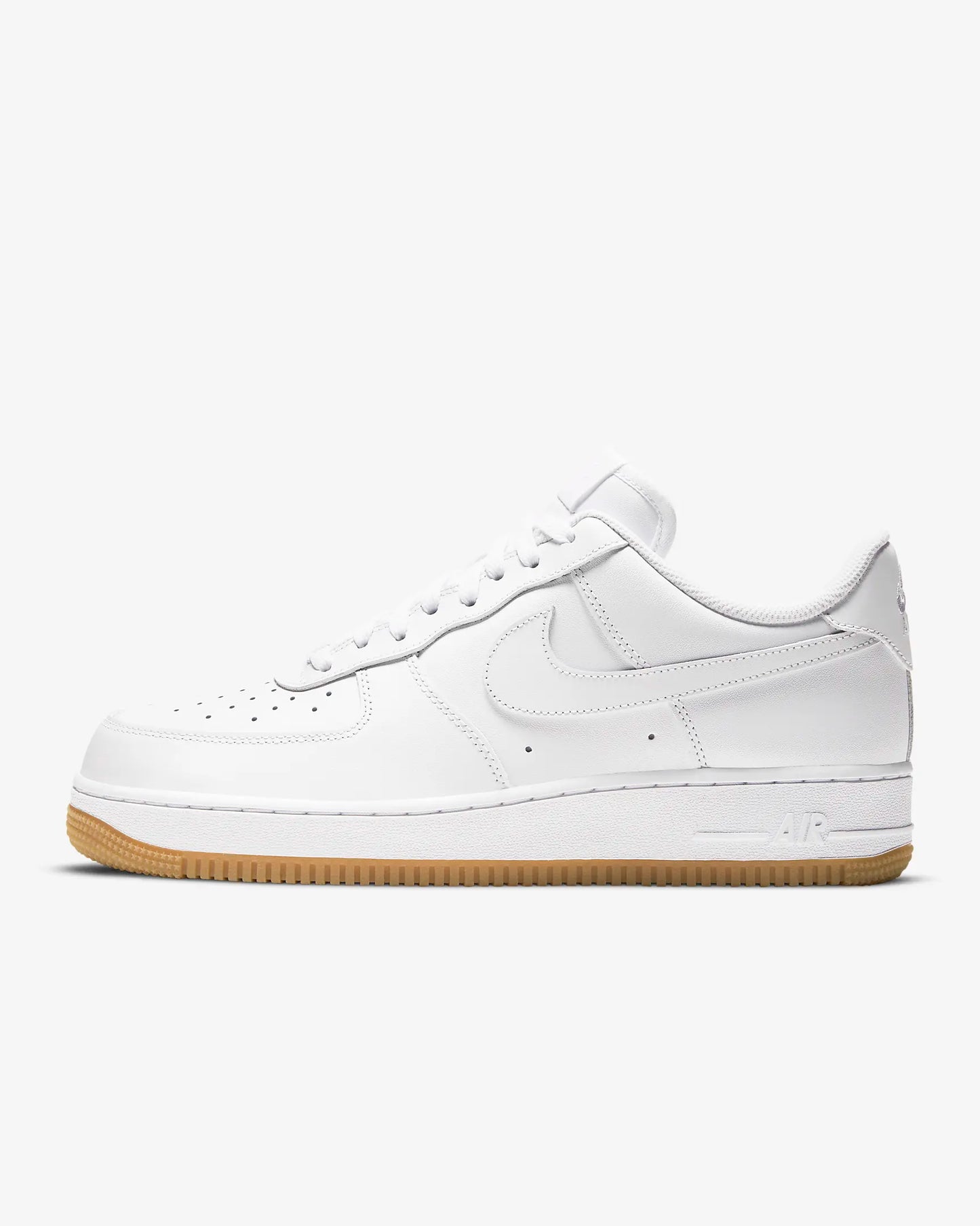A white Air Force 1 sneaker 