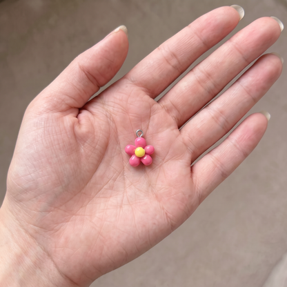 Bead Flower Charm